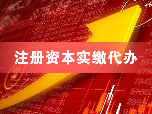 荔湾注册资本实缴代办